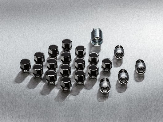 Matice i brave za kotače, tamni krom