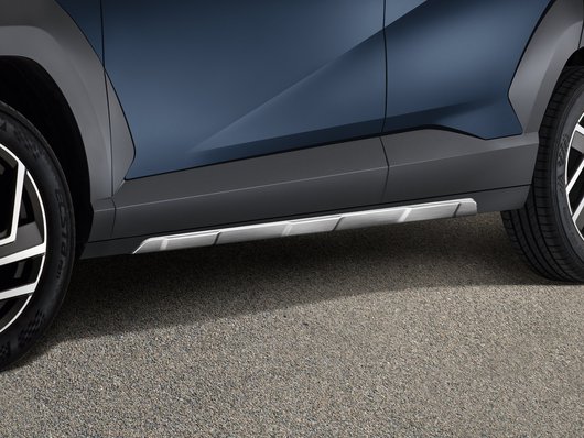 Bočne letvice, optika četkanog aluminija